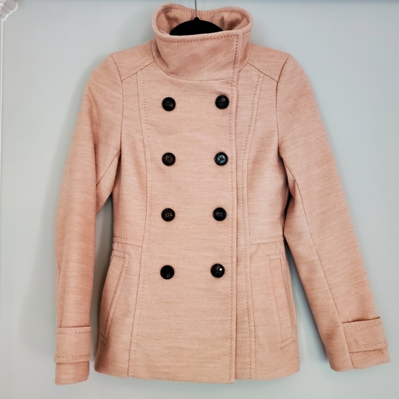 🥂🍾HOST PICK 🍾🥂 H & M Blush Pea Coat - Picture 7 of 7